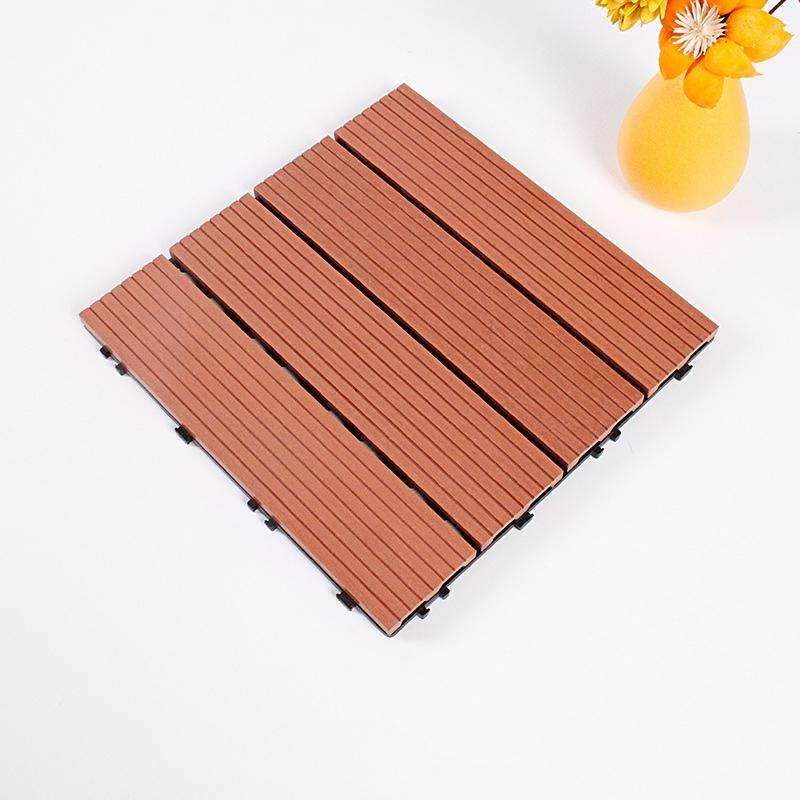 Outdoor Plastic Wood Waterproof Anti-corrosion Splicing Floor(Rosewood)