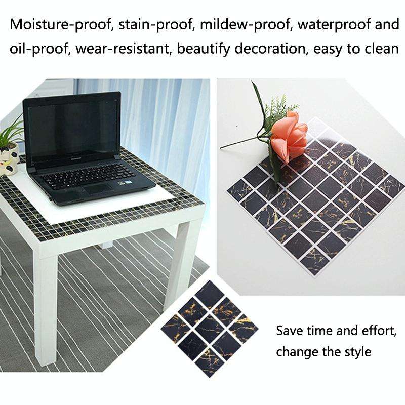 20 PCS / Set Kitchen Stove Oil-Proof Sticker Ceramic Tile Decoration Self-Adhesive Wall Sticker, ...