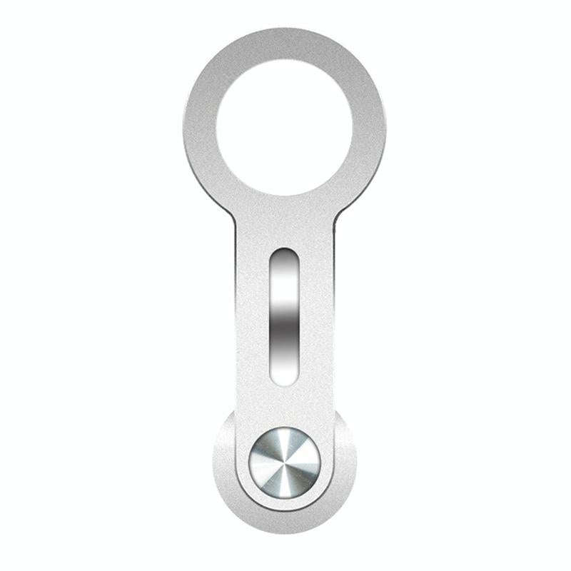 LK-01 Magsafe Laptop Aluminum Alloy Magnetic Stand With 2 Magnetic Sheet(Silver)