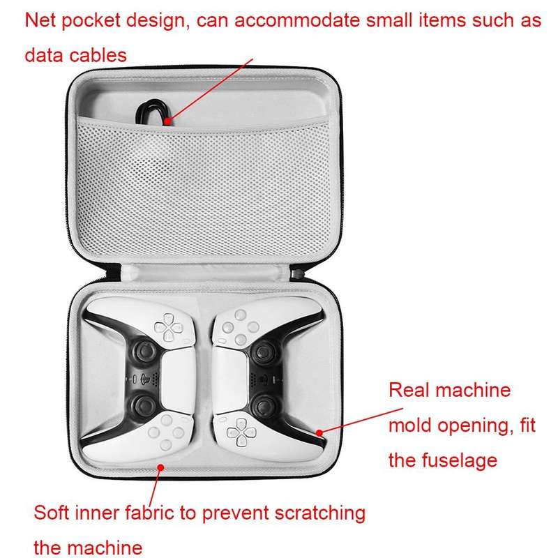 For Sony PS5 Game Controller Anti-Fall And Shock-Absorbing Handbag