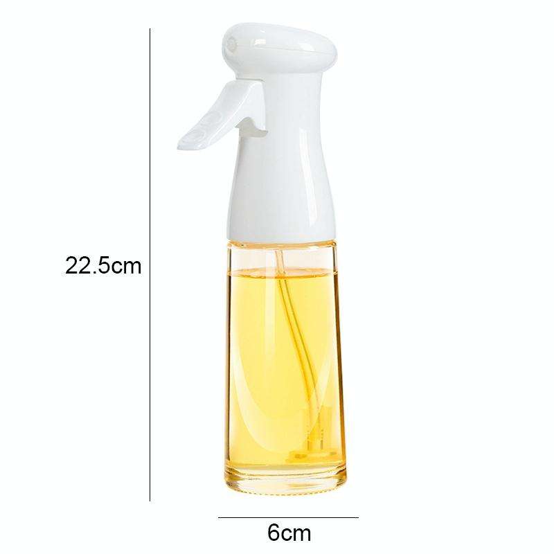 Edible Oil Spray Bottle Barbecue Leakproof Oil Sprayer Bottle( White)