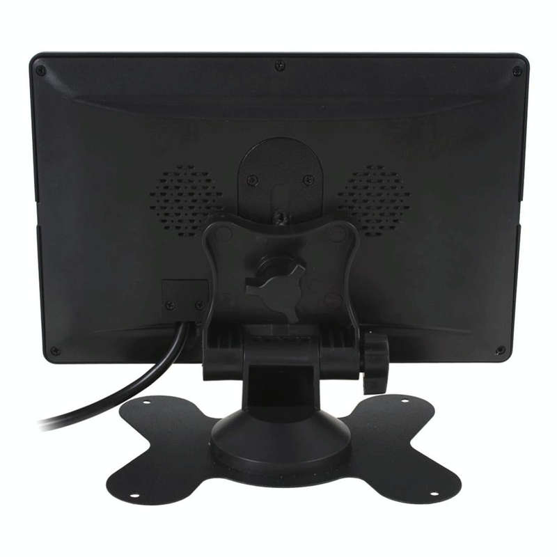 PZ-607-2 Wireless Vehicle Truck Dual Backup Camera and Monitor Infrared Night Vision Rear View Ca...