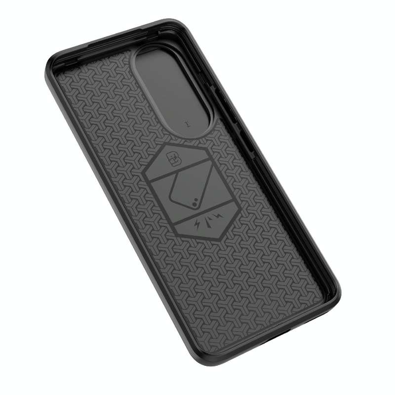 For Honor 90 5G Sliding Camshield TPU + PC Shockproof Phone Case with Holder(Blue)