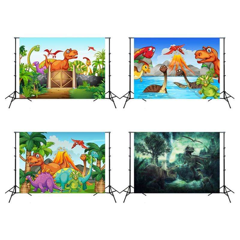 2.1m x 1.5m Dinosaur World Cartoon Photo Shoot Scene Photography Background Cloth(W102)