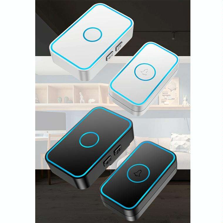 CACAZI A78 Long-Distance Wireless Doorbell Intelligent Remote Control Electronic Doorbell, Style:...