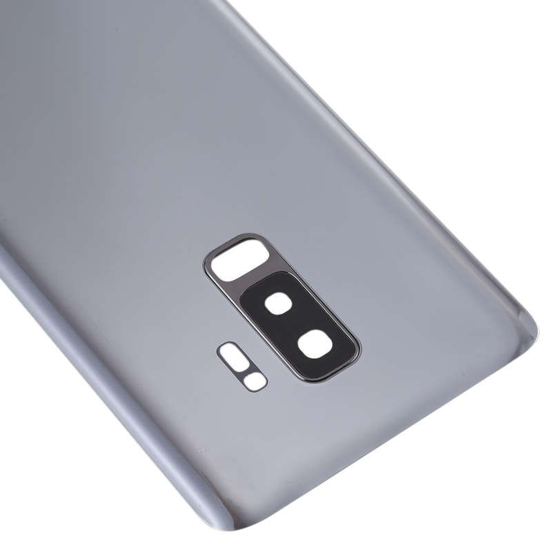 For Galaxy S9+ Battery Back Cover with Camera Lens (Grey)
