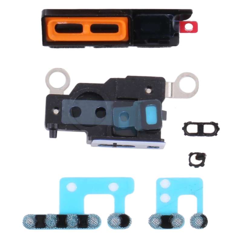 10 PCS Speaker Dustproof Mesh with Frame For iPhone 13 Pro Max(Black)