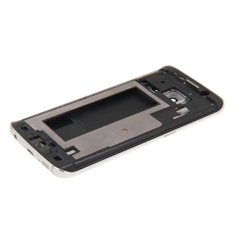 For Galaxy S6 Edge / G925 Full Housing Cover (Front Housing LCD Frame Bezel Plate + Back Plate Ho...