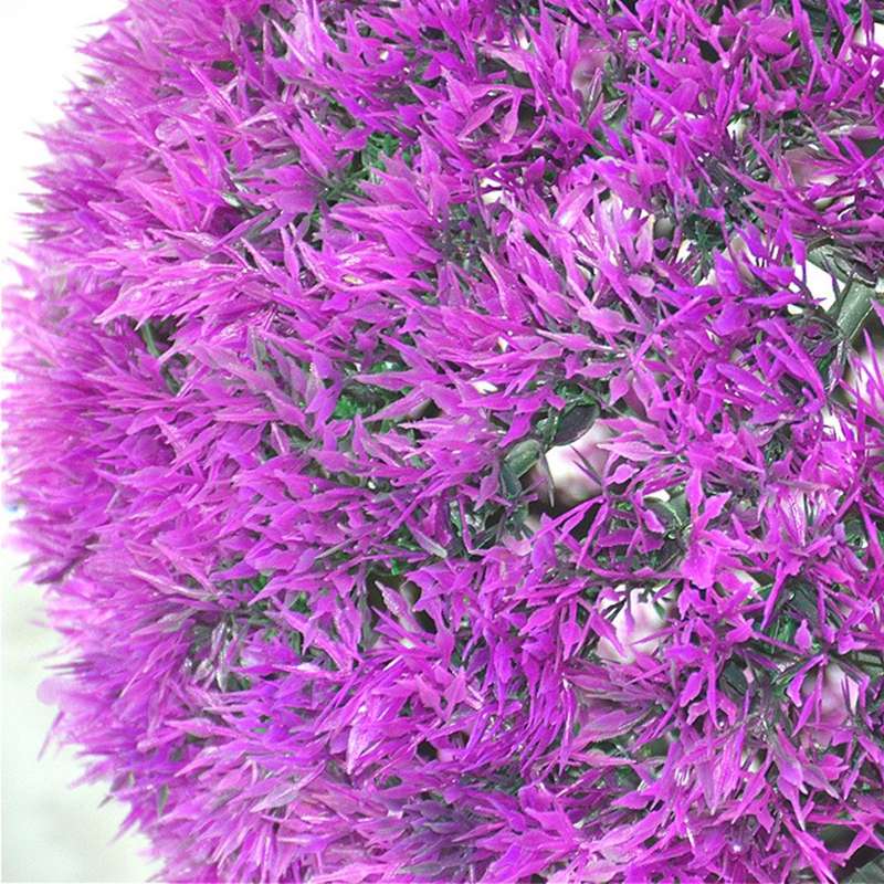 Artificial Grass Plant Ball Topiary Wedding Event Home Outdoor Decoration Hanging Ornament, Diame...