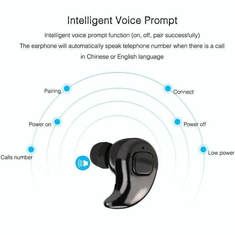 S530X Mini HiFi Handsfree Sport Wireless Bluetooth Earphone with Microphone(Blue)