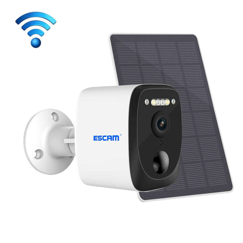 ESCAM QF370 3MP Cloud Storage PT WIFI Solar Panel IP Camera with PIR Alarm Support Night Vision &...