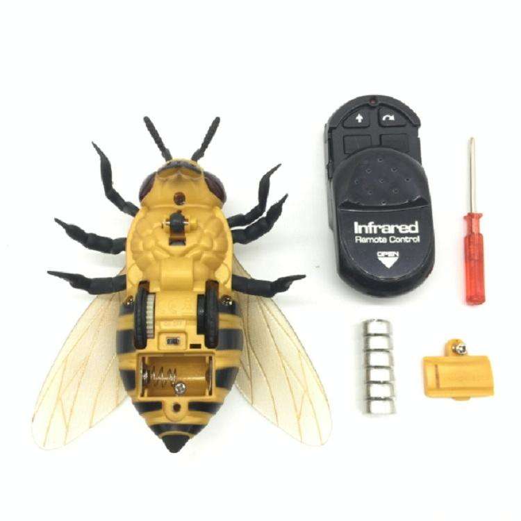 Infrared Sensor Remote Control Simulated Insect Tricky Creative Children Electric Toy Model(Bee)
