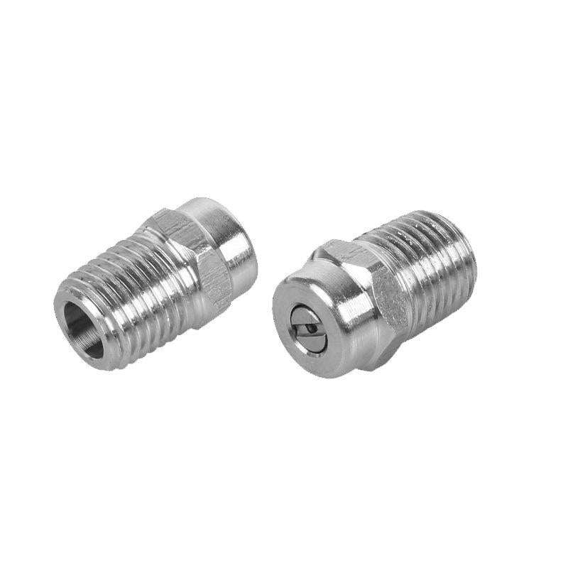 2 PCS ZG1/4-25 High Pressure Cleaning Machine Parts Fan Shaped Cleaner Nozzle, Specification: 040...