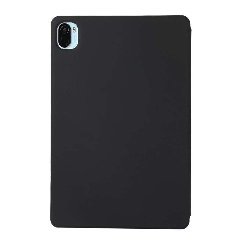 For Xiaomi Pad 5 / Pad 5 Pro Solid Color Magnetic Horizontal Flip Leather Case with Holder(Black)