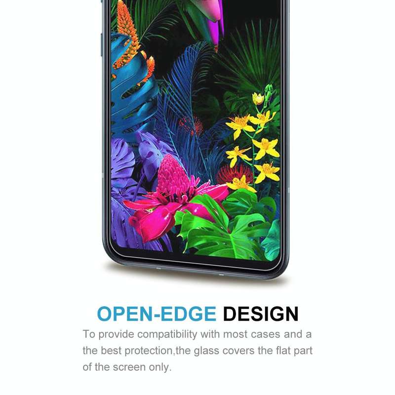 For LG G8s ThinQ 10 PCS 0.26mm 9H 2.5D Tempered Glass Film