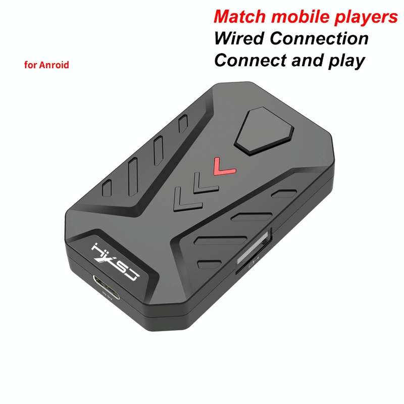 HXSJ P8 Mobile Phone Keyboard Mouse Converter for Android System(Black)