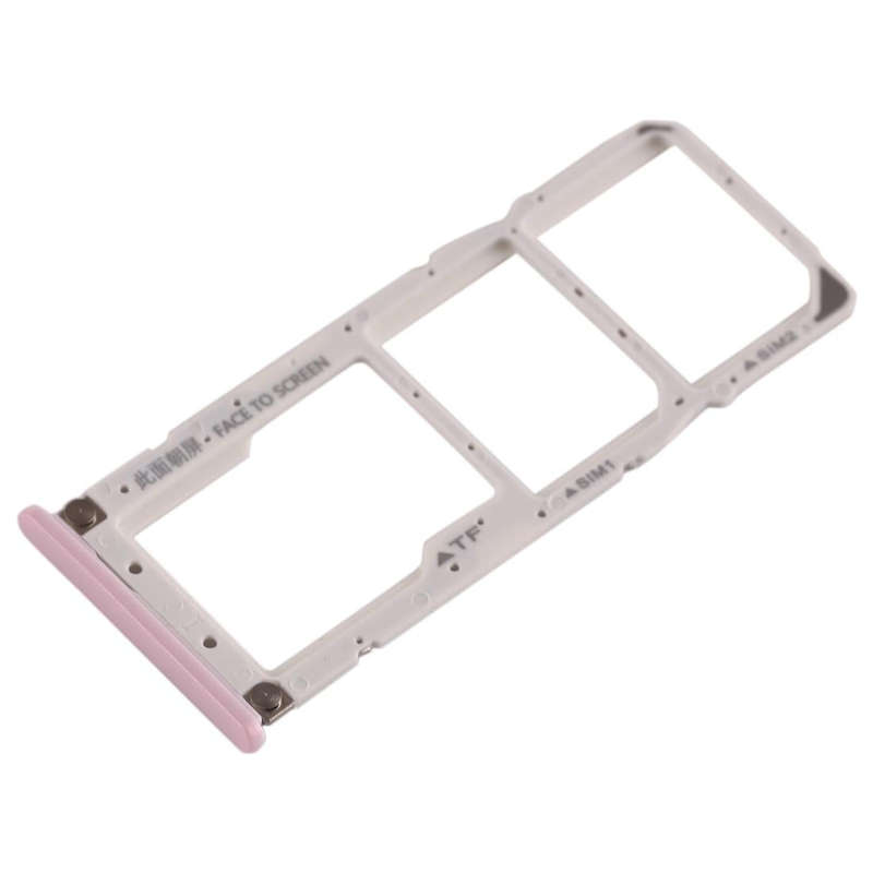 SIM Card Tray + SIM Card Tray + Micro SD Card Tray for Xiaomi Mi Play(Pink)