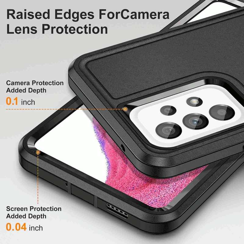 For Samsung Galaxy A53 Life Waterproof Rugged Phone Case(Black)