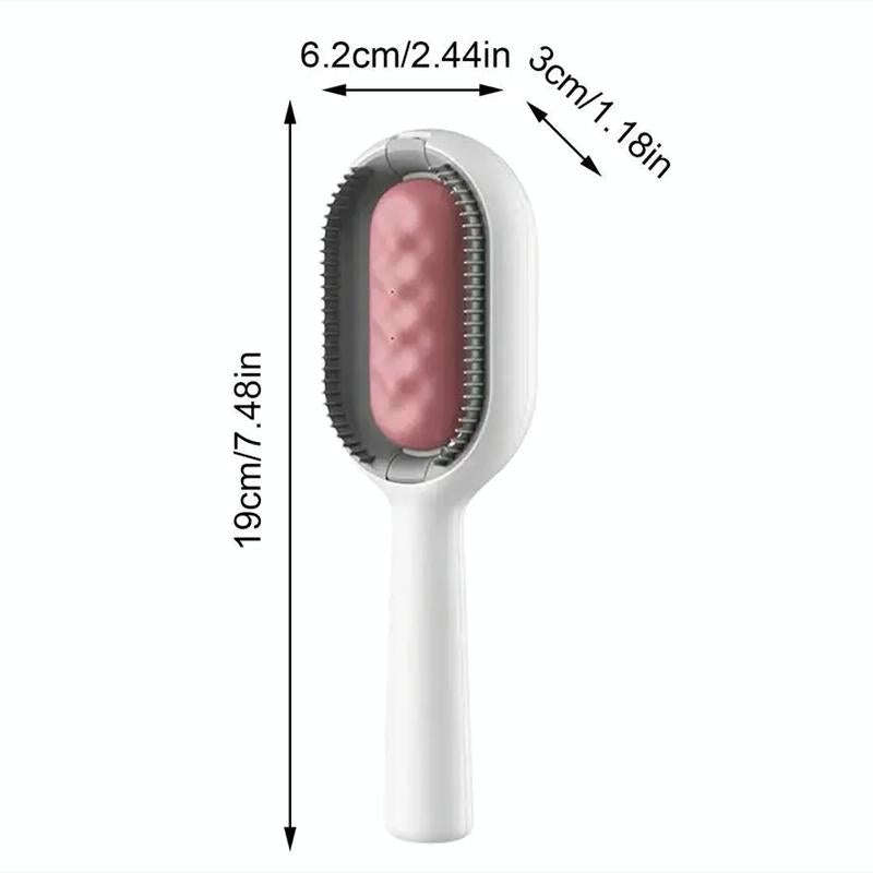 Pet Cats With Water Tank Hair Removal Comb Cleaning Hair Brush, Style: Long Hair (Blue)