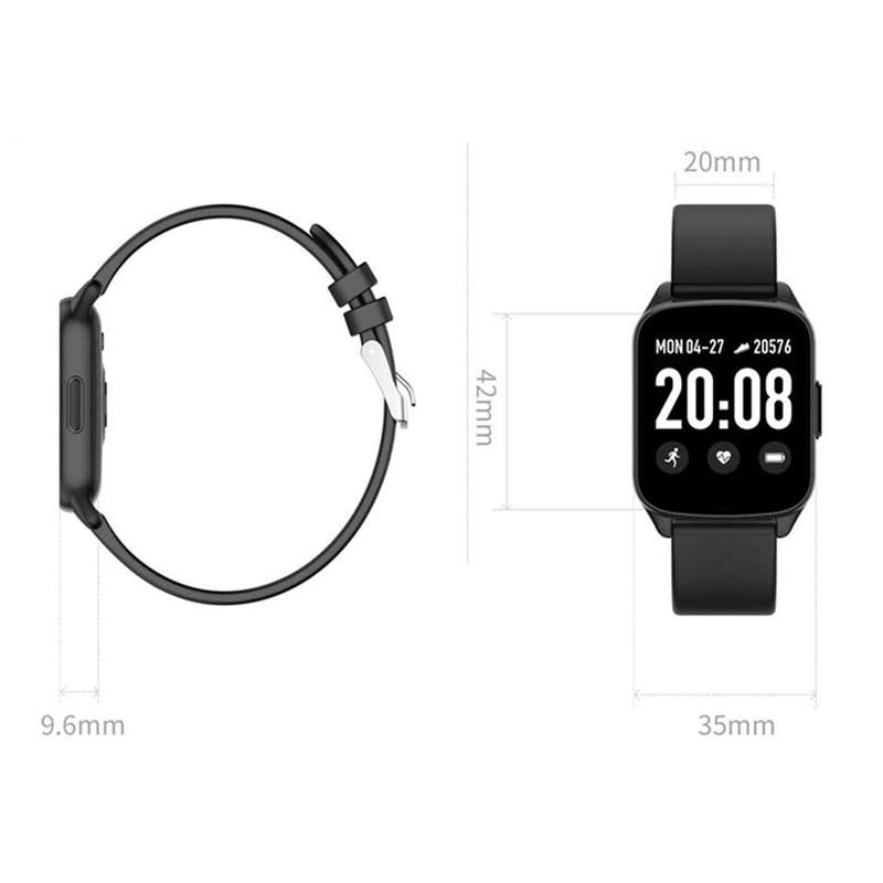Lokmat KW17 1.3 inch TFT Screen IP68 Waterproof Smart Watch, Support Sleep Monitor / Heart Rate M...