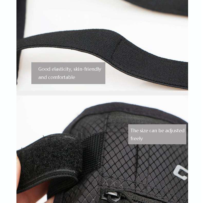 189 Sports Leg Bag Mini Mobile Phone Feet Bag(Grey)