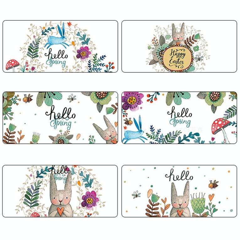 Cute Cartoon Non-Slip Desk Mat, Size: 400 x 900 x 1.5mm Not Overlocked(003)