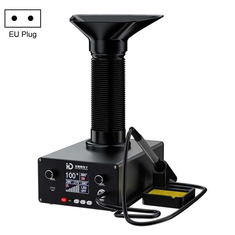 TBK D-201 2 in 1 Intelligent Constant Temperature Soldering Iron With Solder Smoking Absorber Too...
