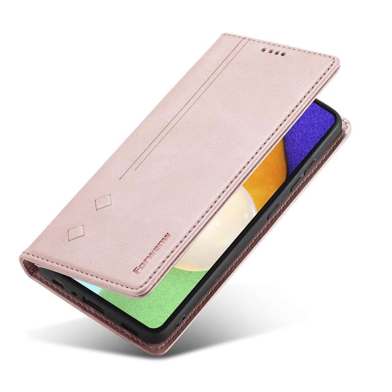For Samsung Galaxy A52 5G Forwenw F2 Series Magnetic Horizontal Flip Leather Case with Holder & C...