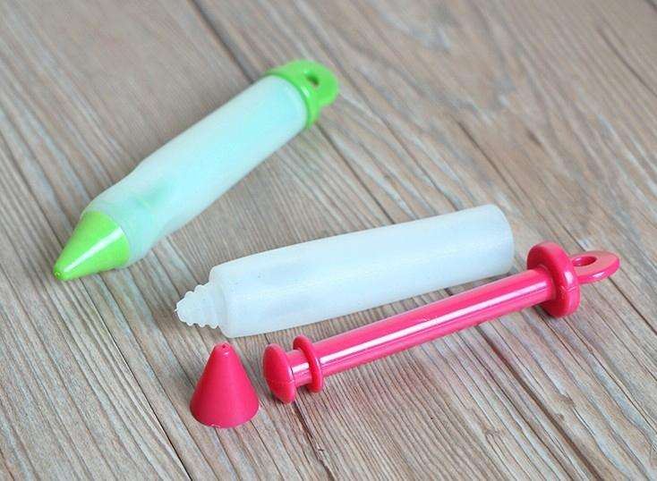 Silicone Food Writing Pen Chocolate Decorating tools Cake Nozzles