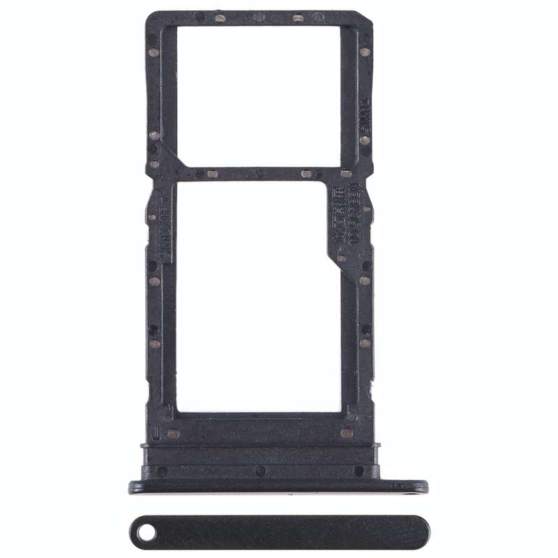 For Huawei Enjoy 30 Plus SIM + SIM / Micro SD Card Tray (Black)