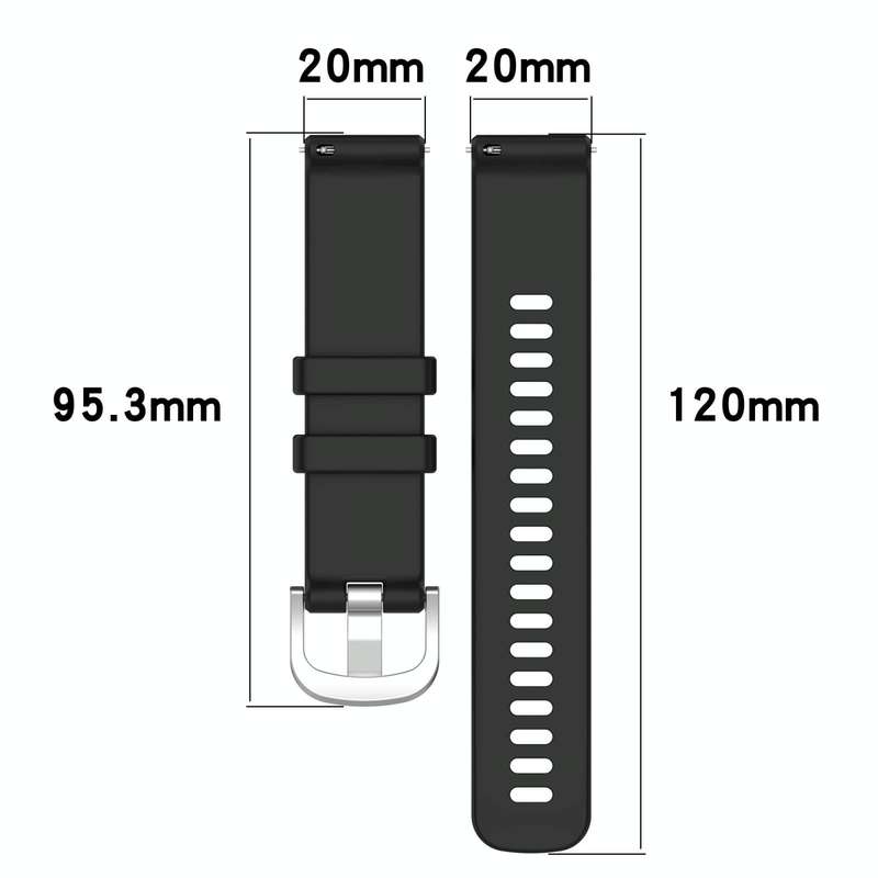 For Garmin vivoactive 5 / Active 5 20mm Silicone Watch Band(Starlight)