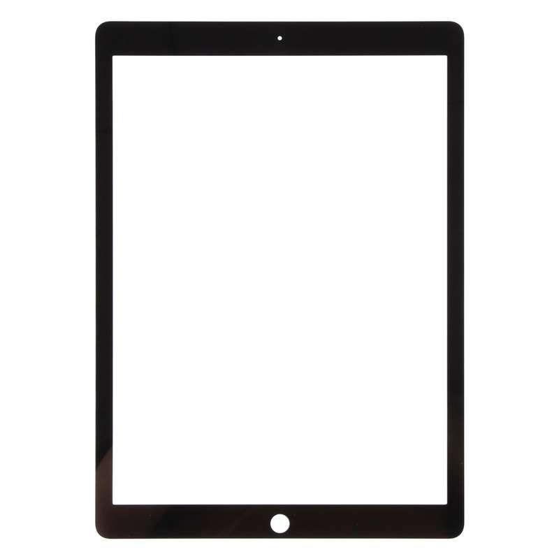 For iPad Pro 12.9 2015 Front Screen Outer Glass Lens with OCA Optically Clear Adhesive(Black)