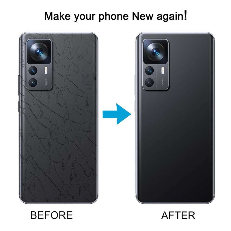 For Xiaomi 12T OEM Glass Material Battery Back Cover(Black)