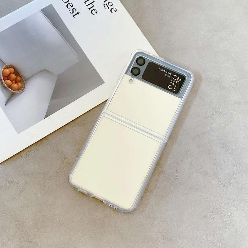 For Samsung Galaxy Z Flip3 5G Round Edge TPU Folding Phone Case