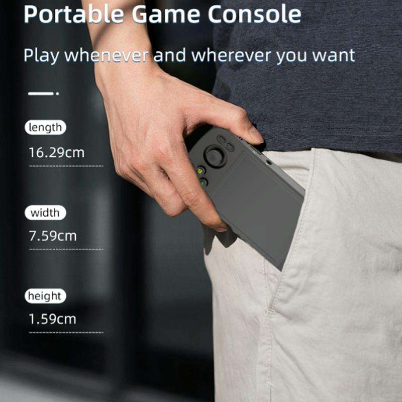 ANBERNIC RG405M Handheld Game Console 4 Inch IPS Touch Screen Aluminum Alloy Android 12 System 12...