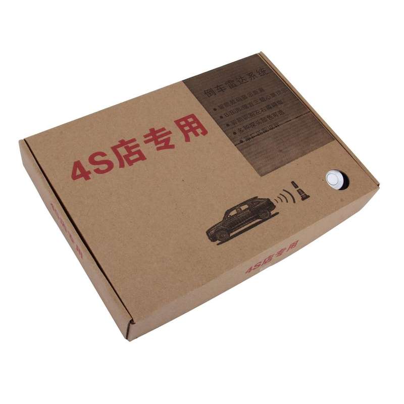 Car Buzzer Reverse Backup Radar System - Premium Quality 4 Parking Sensors Car Reverse Backup Rad...