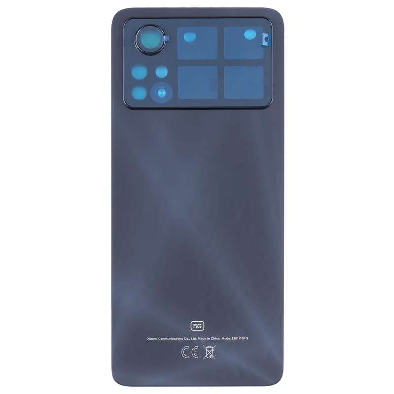 Original Battery Back Cover for Xiaomi Poco X4 Pro 5G (Black)