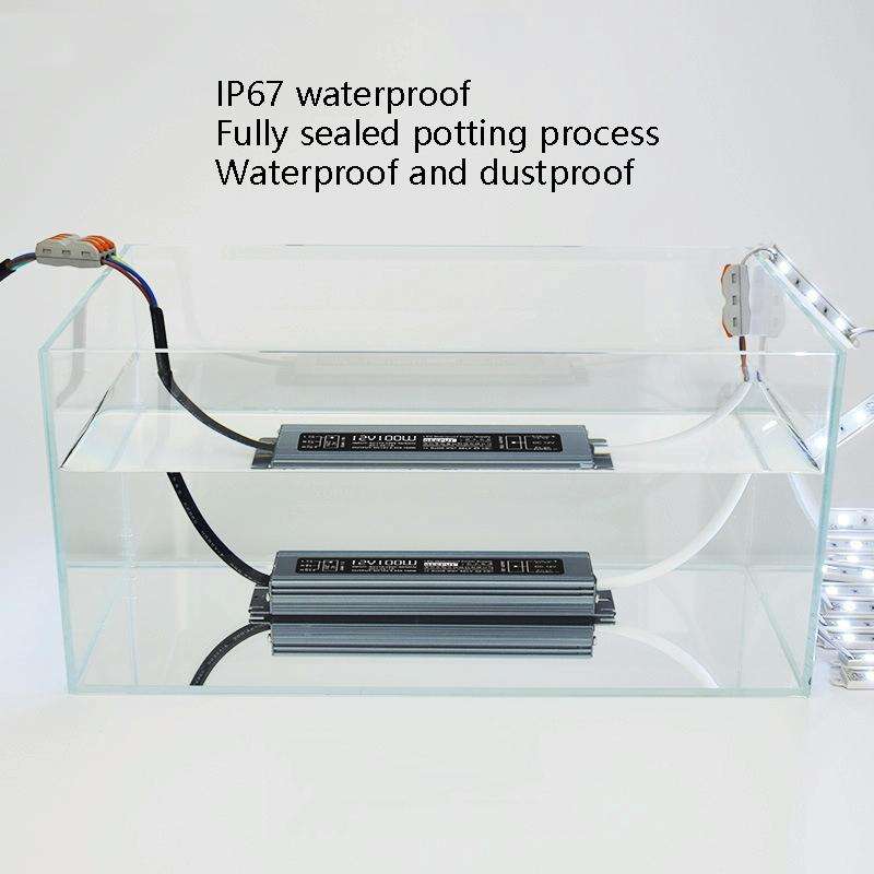 GEEPUT 220V To 24V LED Waterproof Power Supply Switch Transformer, Model: 1.25A 30W