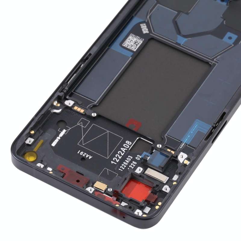 Original LCD Screen For OPPO Reno7 5G China PFJM10 Digitizer Full Assembly with Frame (Black)