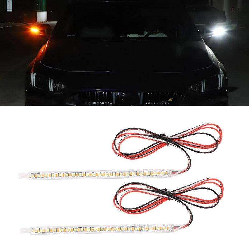 Car Rearview Mirror Decoration LED Streamer Turn Signal, Length 19cm A Pair