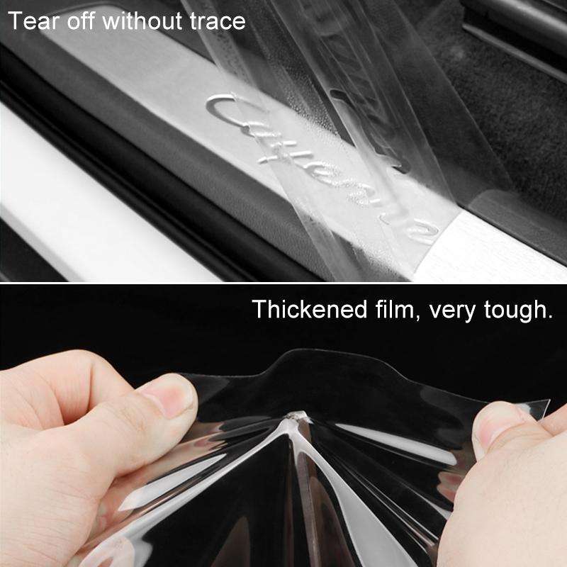 Universal Car Door Invisible Anti-collision Strip Protection Guards Trims Stickers Tape, Size: 5c...