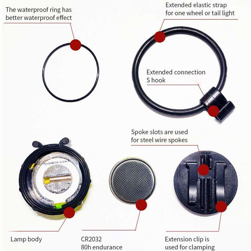 Ladybug Wheel Light Children Balance Bike Bicycle Hub Light, Color: Manual Blue