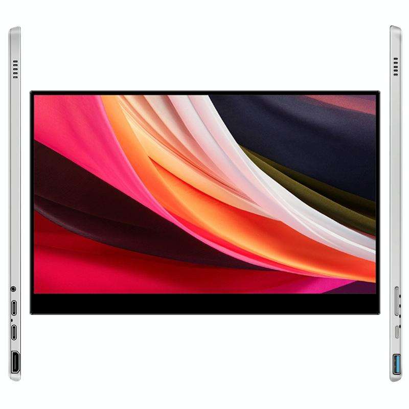 15.6 Inch Portable 1080P Display, Style:Battery Version