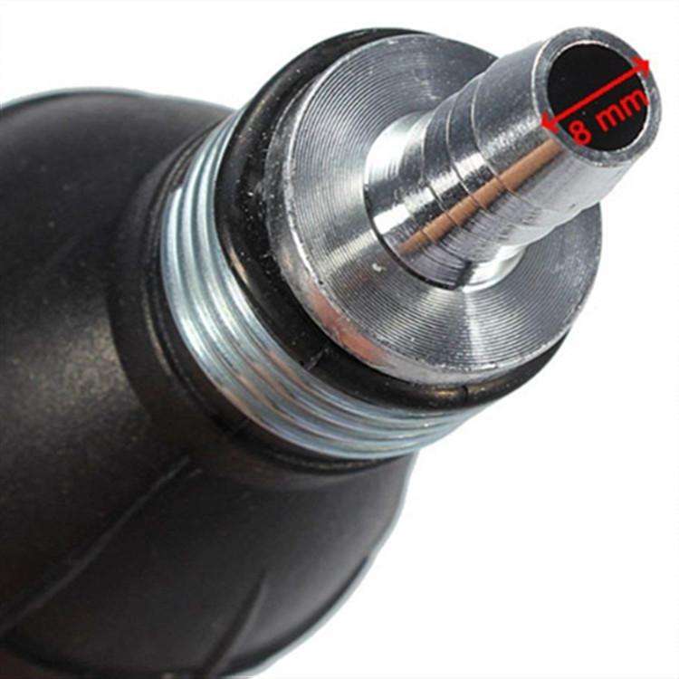 Universal Car Boat Motor Motorcycle Gasoline Pump Spherical Rubber Manual Fuel Pump, Size:12mm(Bl...