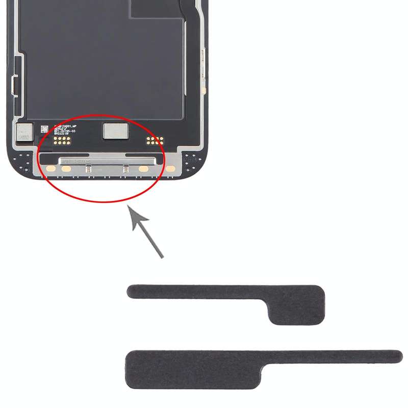 100/Set For iPhone 14 Pro LCD Bracket Sponge Foam Pads