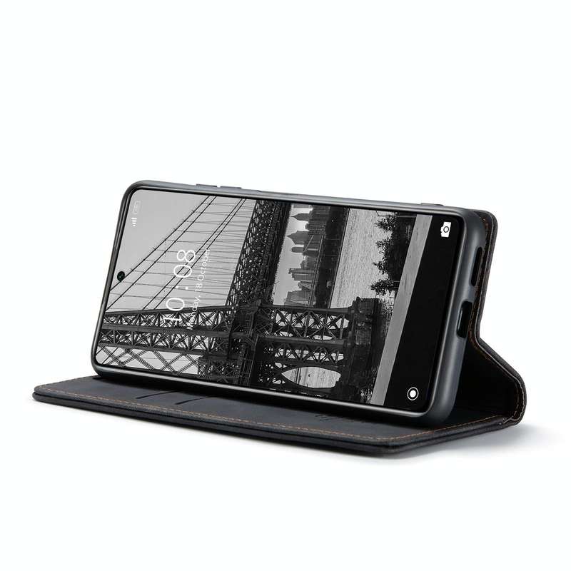 For Xiaomi 12 Lite CaseMe 013 Multifunctional Horizontal Flip Leather Phone Case(Black)