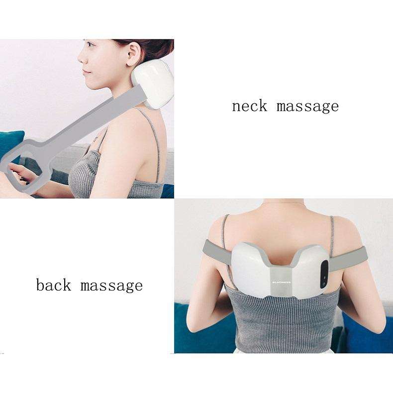 Electric Heating Cervical Massager, Specification: English(White)