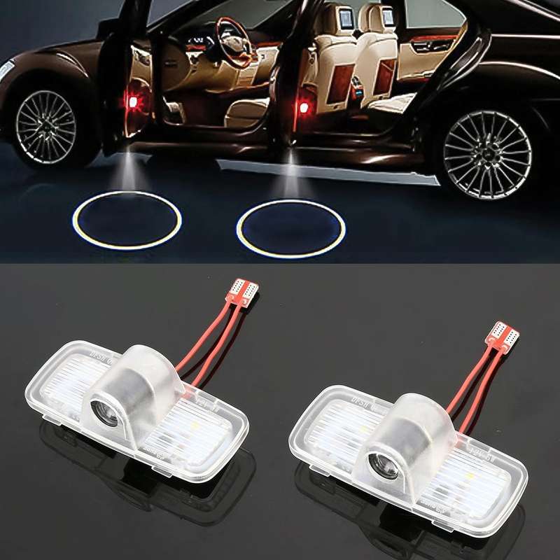 2 PCS DC12V 2.2W Car Door Logo Light Brand Shadow Lights Courtesy Lamp for Honda