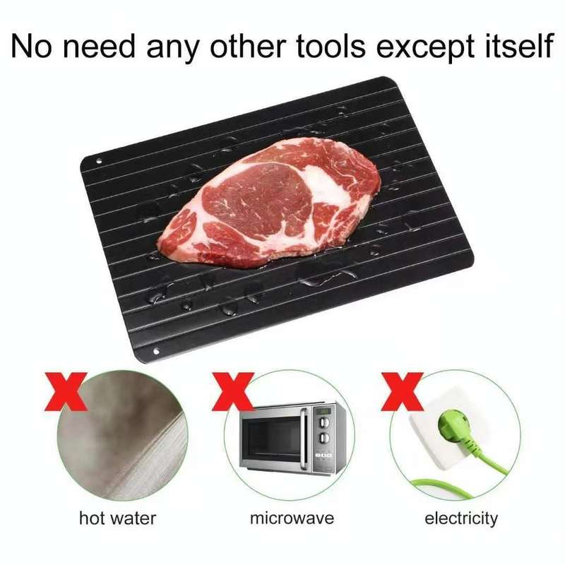 Thawing Plate Frozen Quick Thawing Plate Kitchen Tool Aluminum Alloy Thawing Plate, Specification...