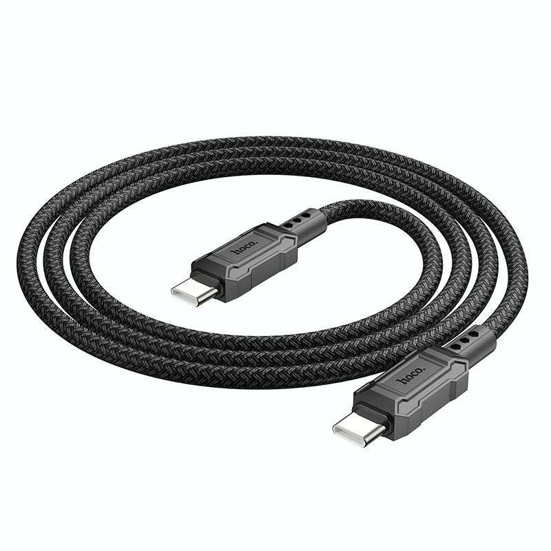 hoco X94 Leader 60W USB-C / Type-C to USB-C / Type-C Charging Data Dable, Length:1m(Gold)